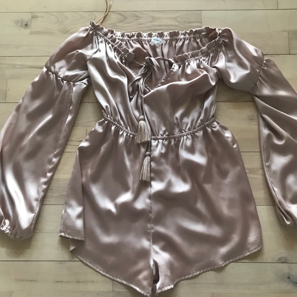 Gold romper